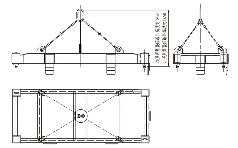 集装箱吊具CAD